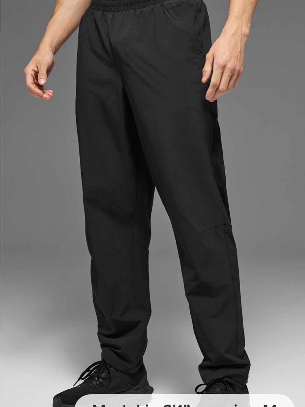 ALO Men’s Repetition Pant, Black, Size M. Excellent Condition.